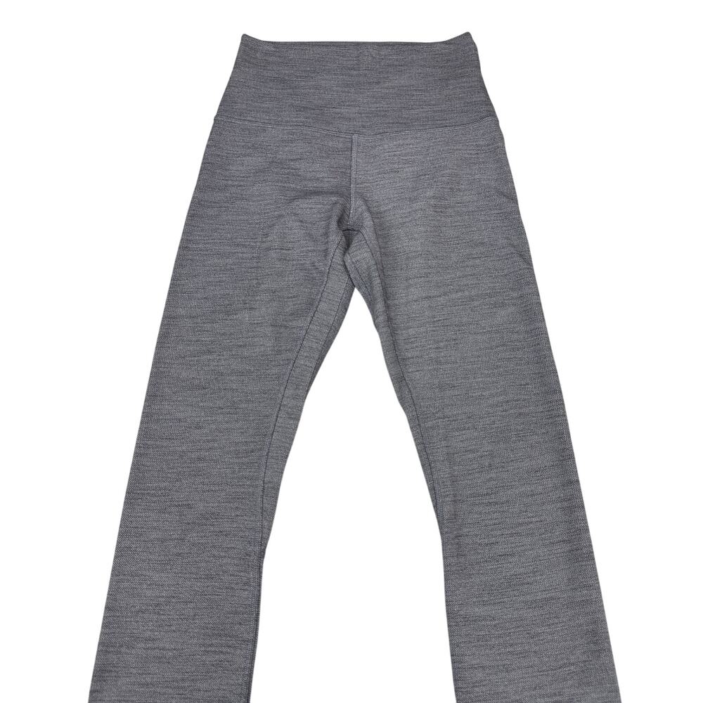 LULULEMON Align Pant II 25" 8 Mini Heathered Herringbone Heathered Black White - Picture 6 of 9